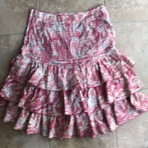 Ralph Lauren Flirty Three Tiered Skirt - Picture 4 of 5